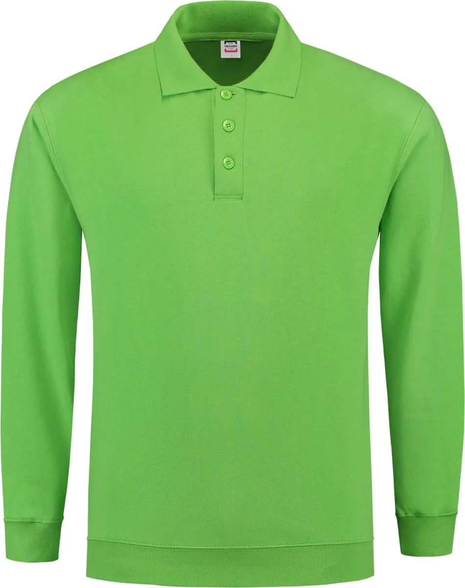 Polosweater boord - Casual - 301005 - Limoengroen de Tricorp, Limoen, L – image du produit