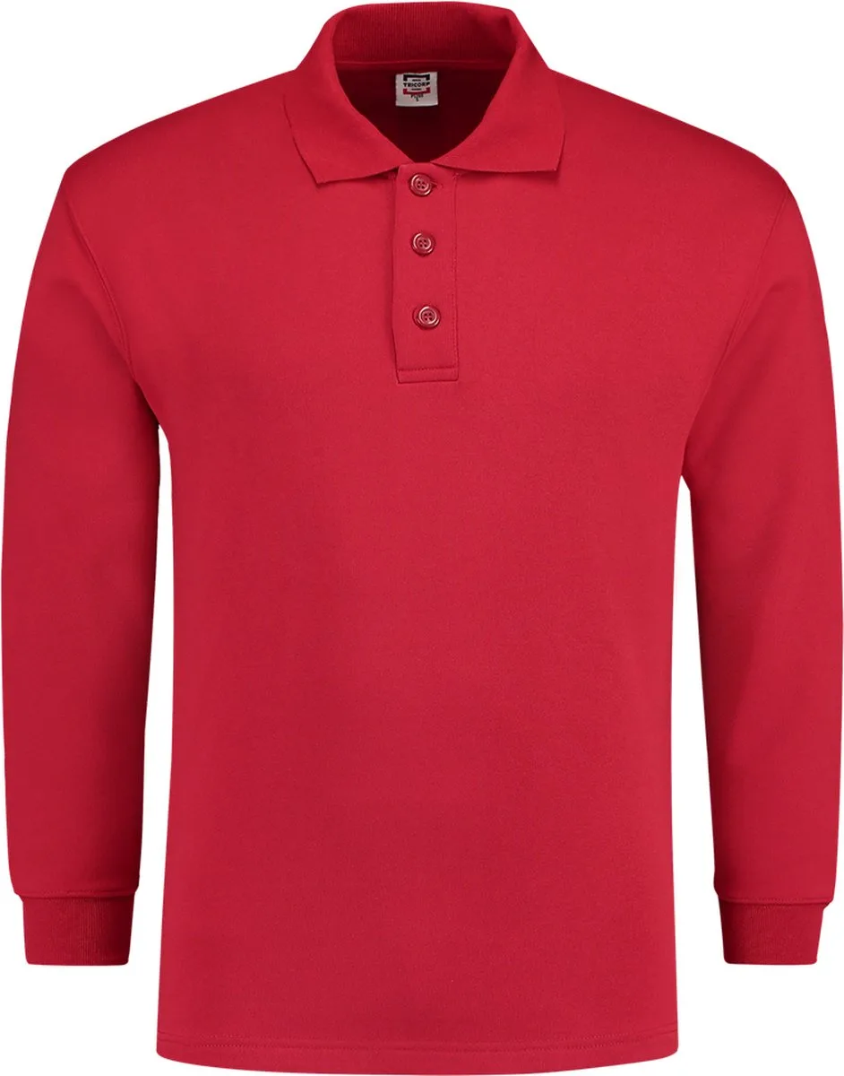 polosweater - Casual - 301004 - rood de Tricorp, Rouge, XXL – image du produit