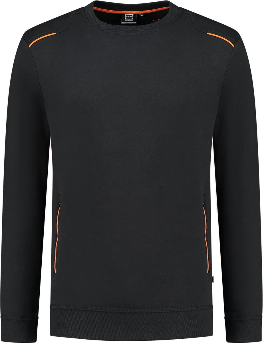 Sweater Accent 302703 - BlackOrange van Tricorp, BlackOrange, XL – productafbeelding