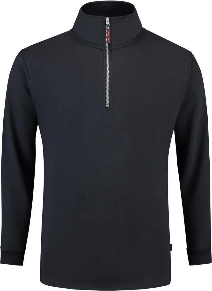 Sweater ritskraag - Casual - 301010 - Navy de Tricorp, Bleu foncé, XXL – image du produit