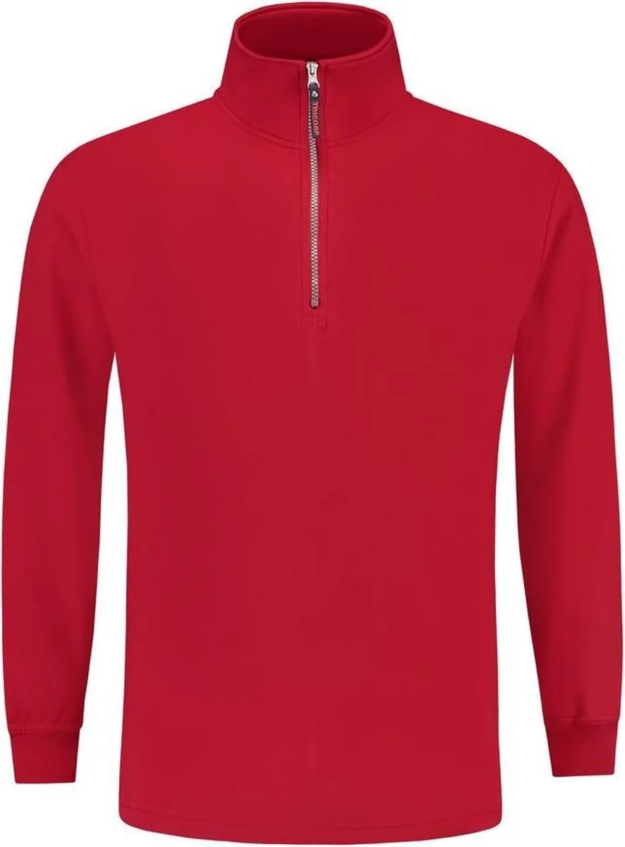 Sweater ritskraag - Casual - 301010 - Rood van Tricorp, Rood, M – productafbeelding