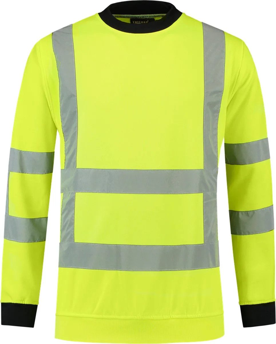 Sweater RWS - Workwear - 303001 - Fluor Geel by Tricorp, Yellow, 5XL – product image