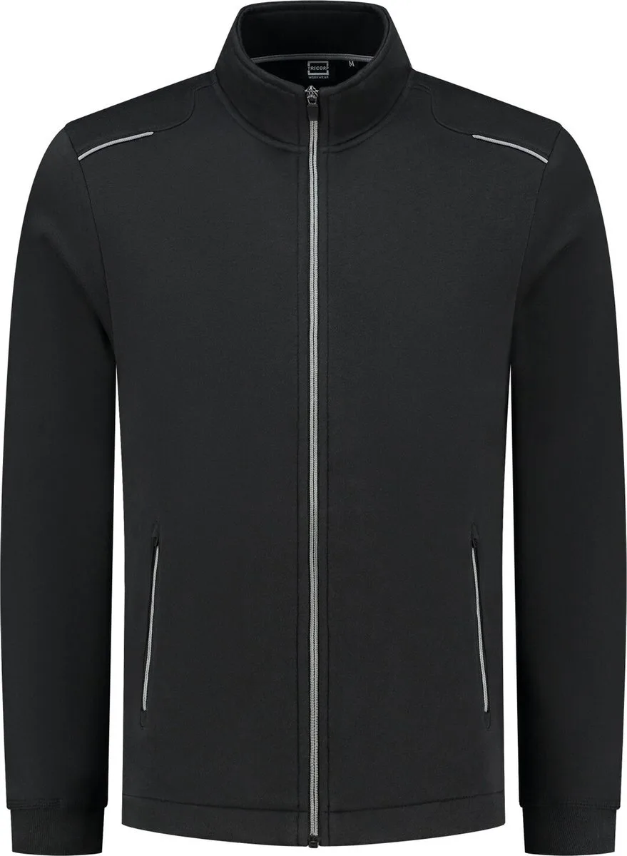 Sweatvest Accent 302702 - BlackGrey de Tricorp, BlackGrey, XL – image du produit