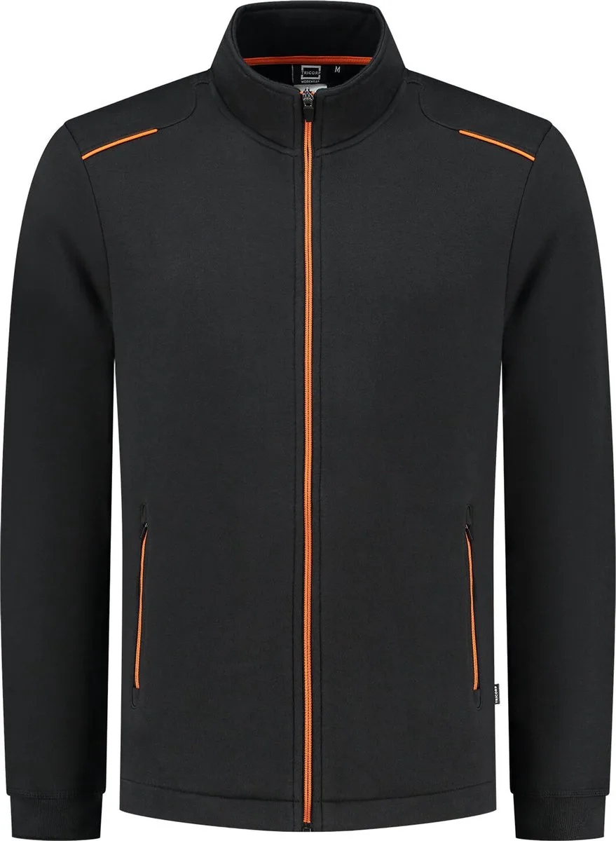 Sweatvest Accent 302702 - BlackOrange van Tricorp, BlackOrange, L – productafbeelding