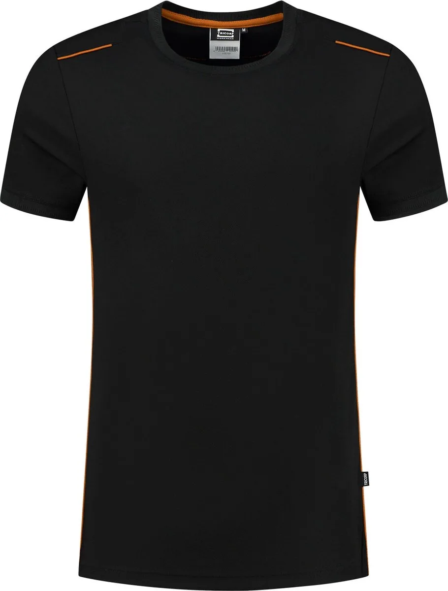 T-shirt Accent 102703 - BlackOrange van Tricorp, BlackOrange, M – productafbeelding