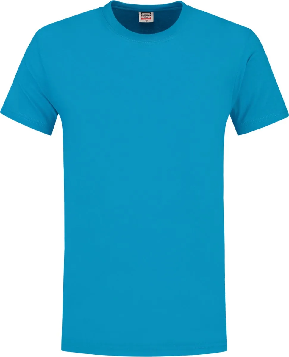 T-shirt - Casual - 101001 - Turquoise van Tricorp, Turquoise, S – productafbeelding