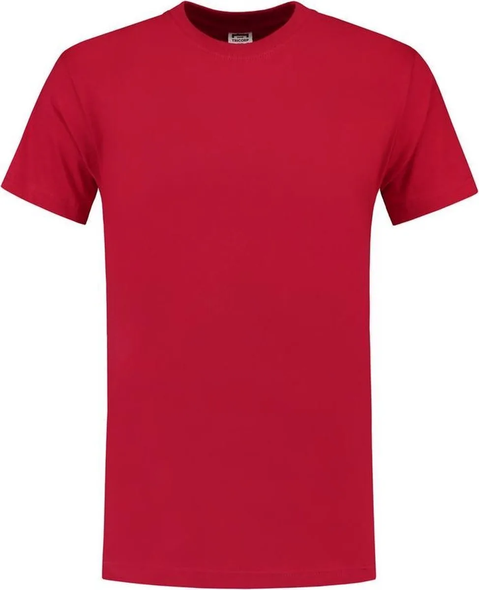 T-shirt - Casual - 101002 - Rood van Tricorp, Rood, 7XL – productafbeelding