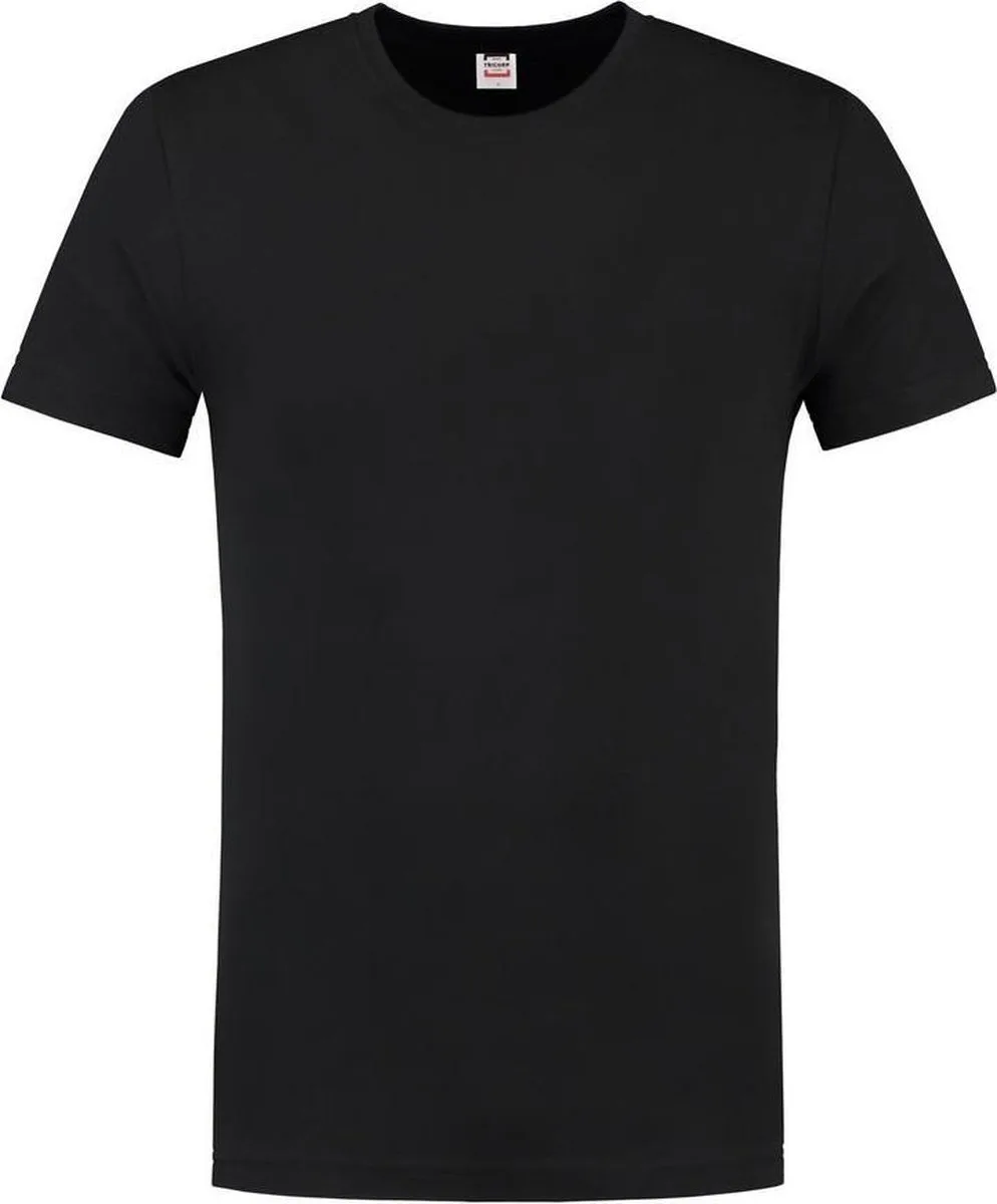 T-shirt fitted - Casual - 101004 - Zwart de Tricorp, Noir, XXL – image du produit