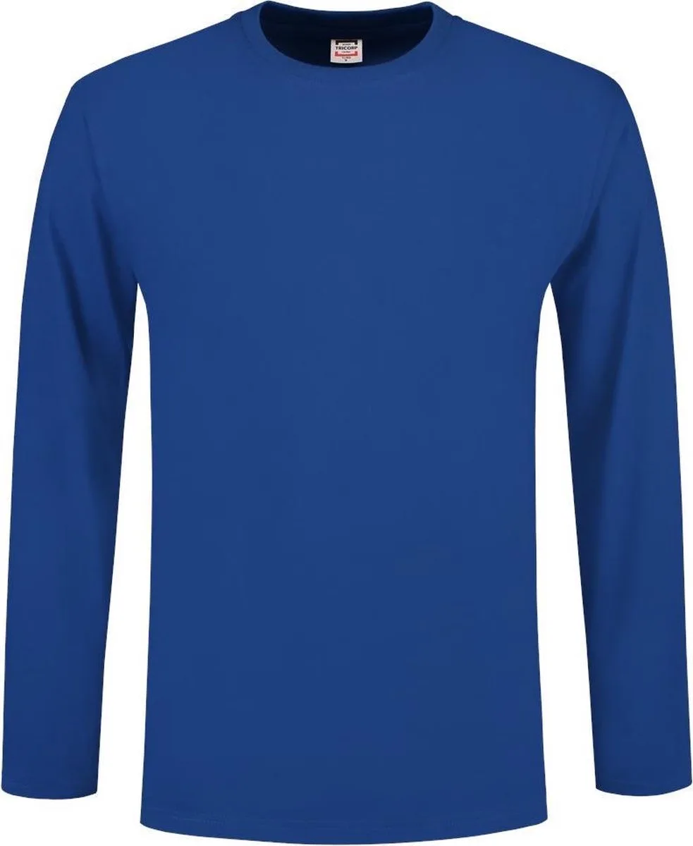 T-shirt Lang Mouw 101006 Koningsblauw van Tricorp, Koningsblauw, L – productafbeelding