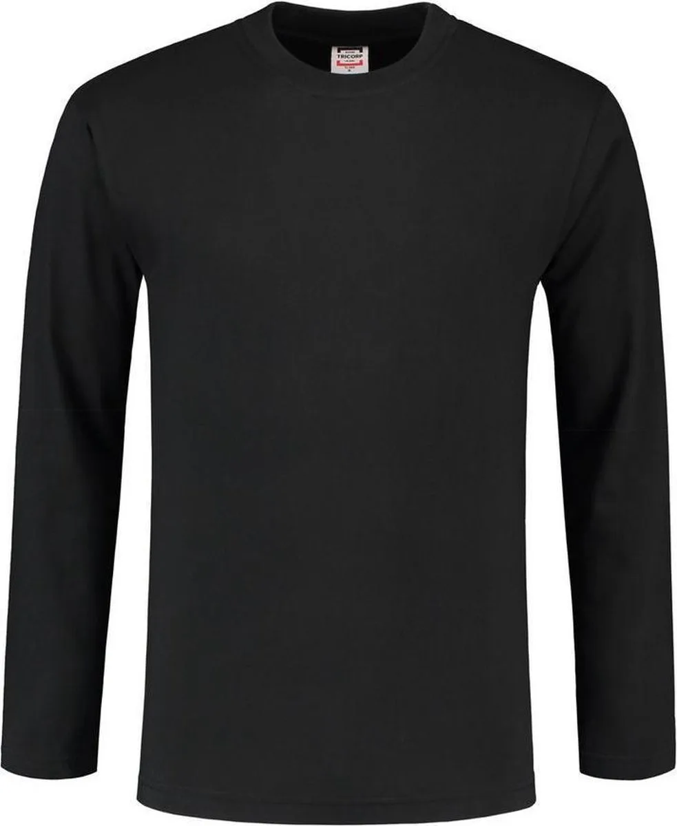 t-shirt lange mouw - Casual - 101006 - zwart de Tricorp, Noir, M – image du produit