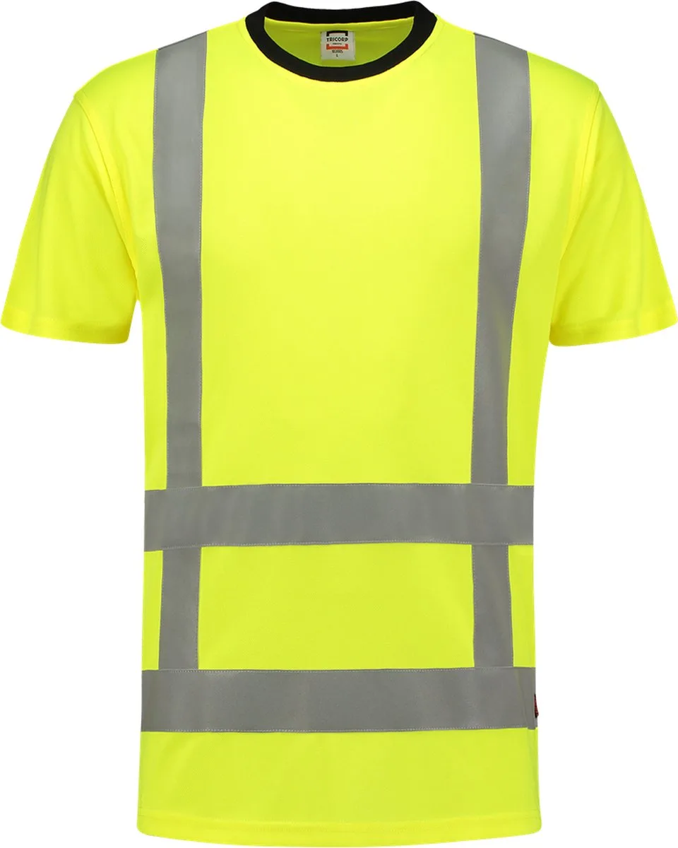 T-shirt RWS Birdseye 103005 Fluor Geel by Tricorp, Fluor Geel, XXL – product image