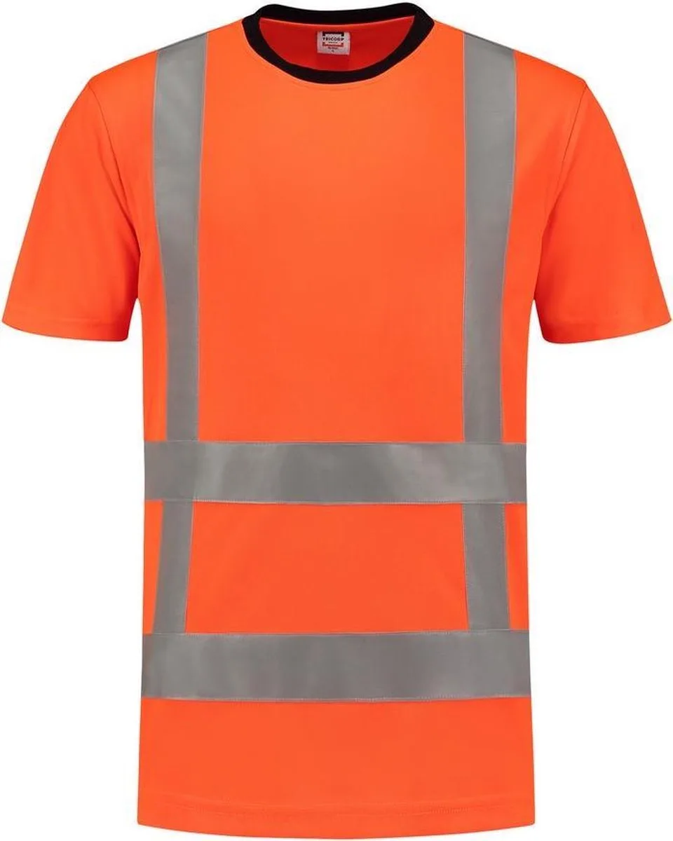 T-shirt RWS Birdseye 103005 Fluor Oranje van Tricorp, Fluor Oranje, L – productafbeelding