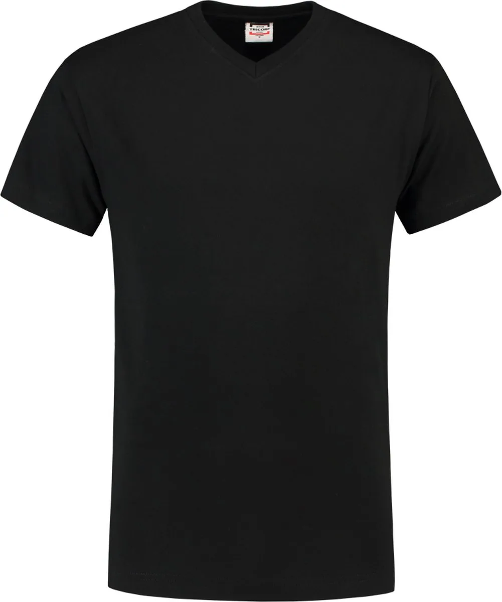 T-shirt V-hals - Casual - 101007 - Zwart de Tricorp, Noir, XXL – image du produit