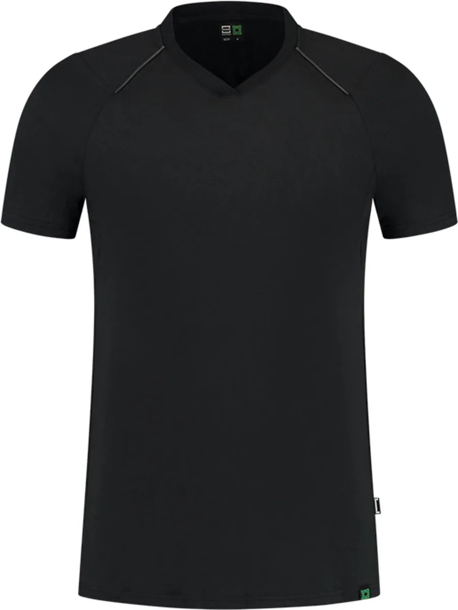 T-Shirt V Hals Rewear 102701 - Zwart by Tricorp, Black, M – product image