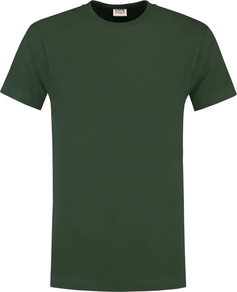 T190 Werk T-shirt - Korte mouw - Flessengroen de Tricorp, Flessengroen, 3XL – image du produit
