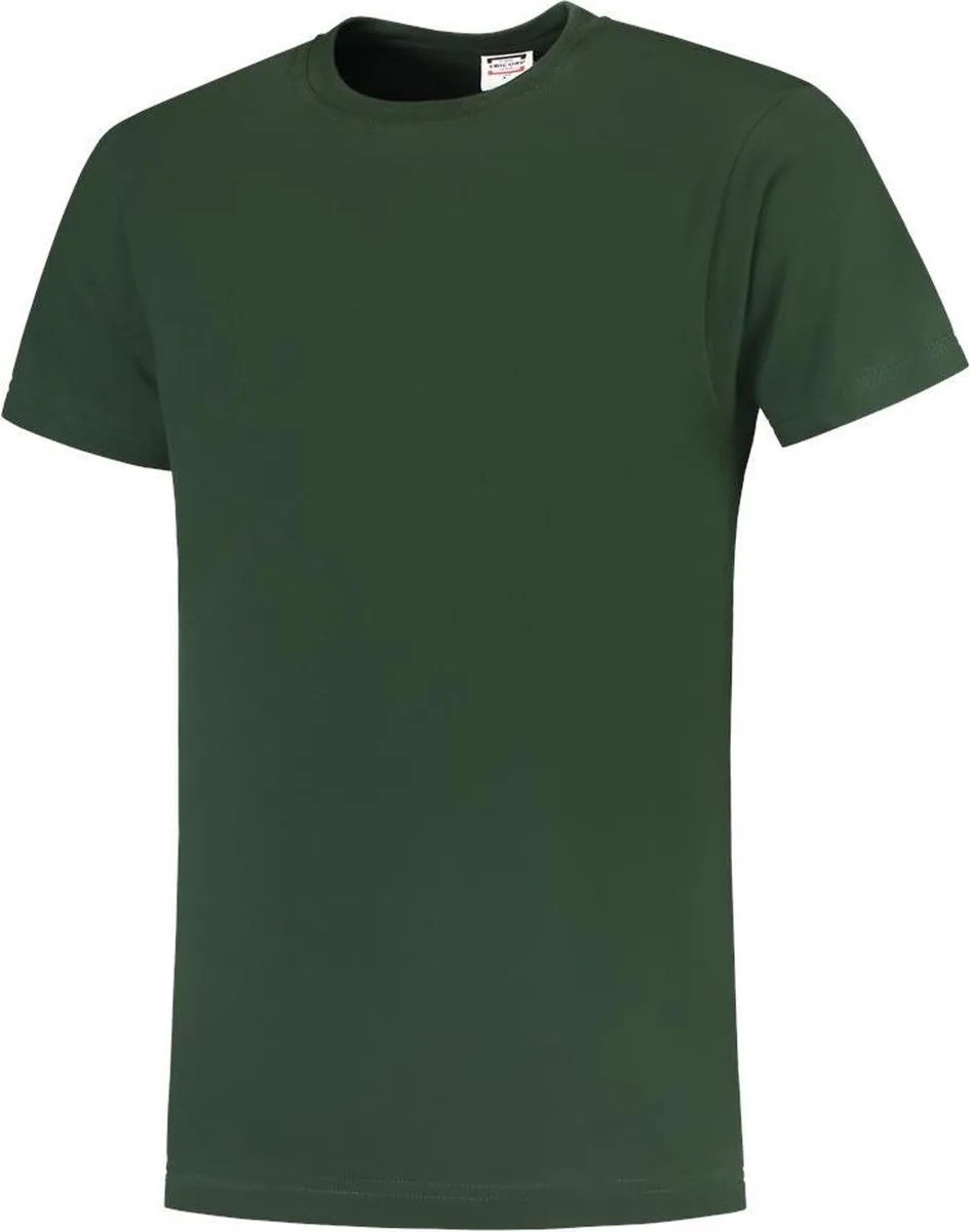 T190 Werk T-shirt - Korte mouw - Flessengroen de Tricorp, Flessengroen, XL – image du produit