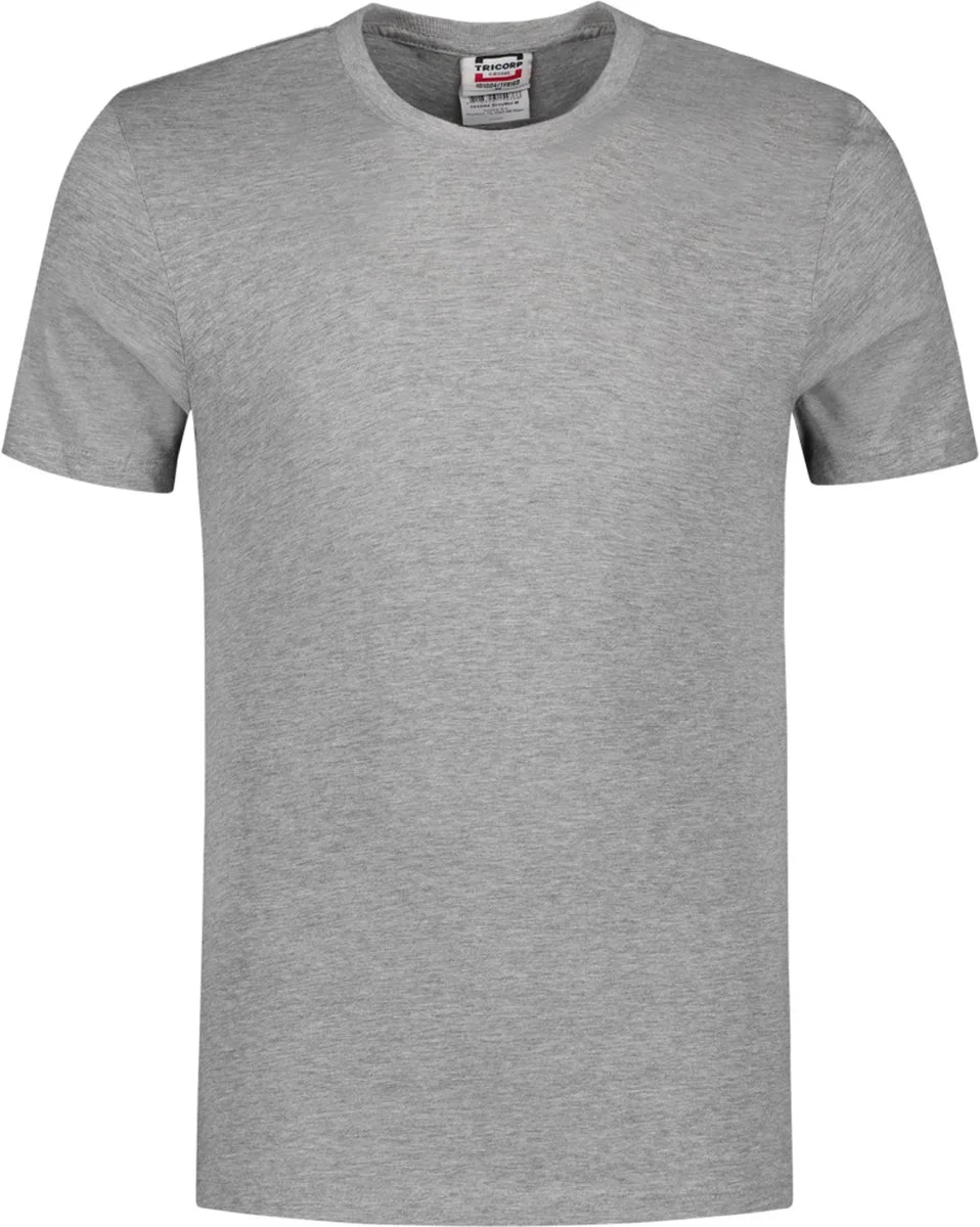 Tricorp 101004 T-shirt Fitted - Grijsmelange van Tricorp, Grijsmelange, M – productafbeelding
