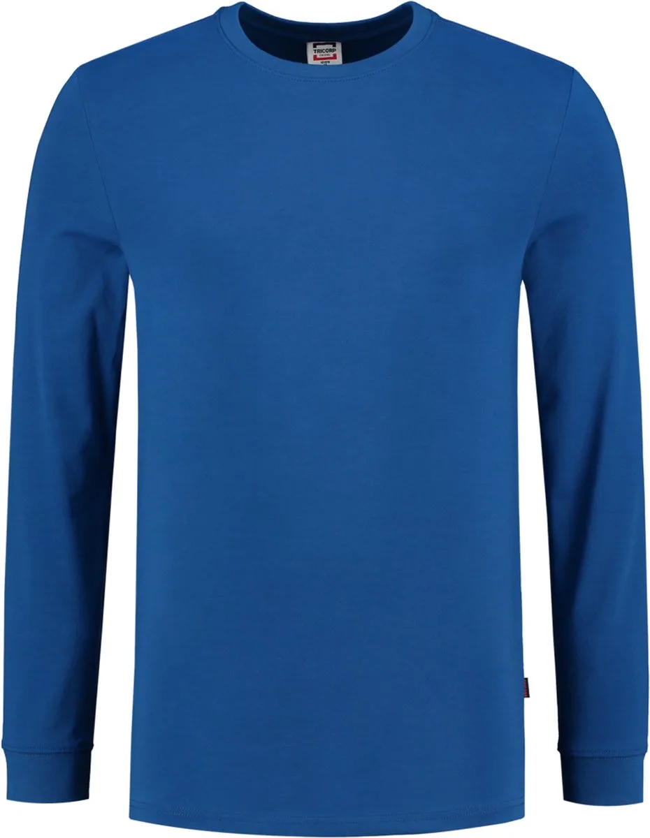 Tricorp 101015 T-Shirt Lange Mouw 60°C Wasbaar - Koningsblauw van Tricorp, Koningsblauw, XL – productafbeelding