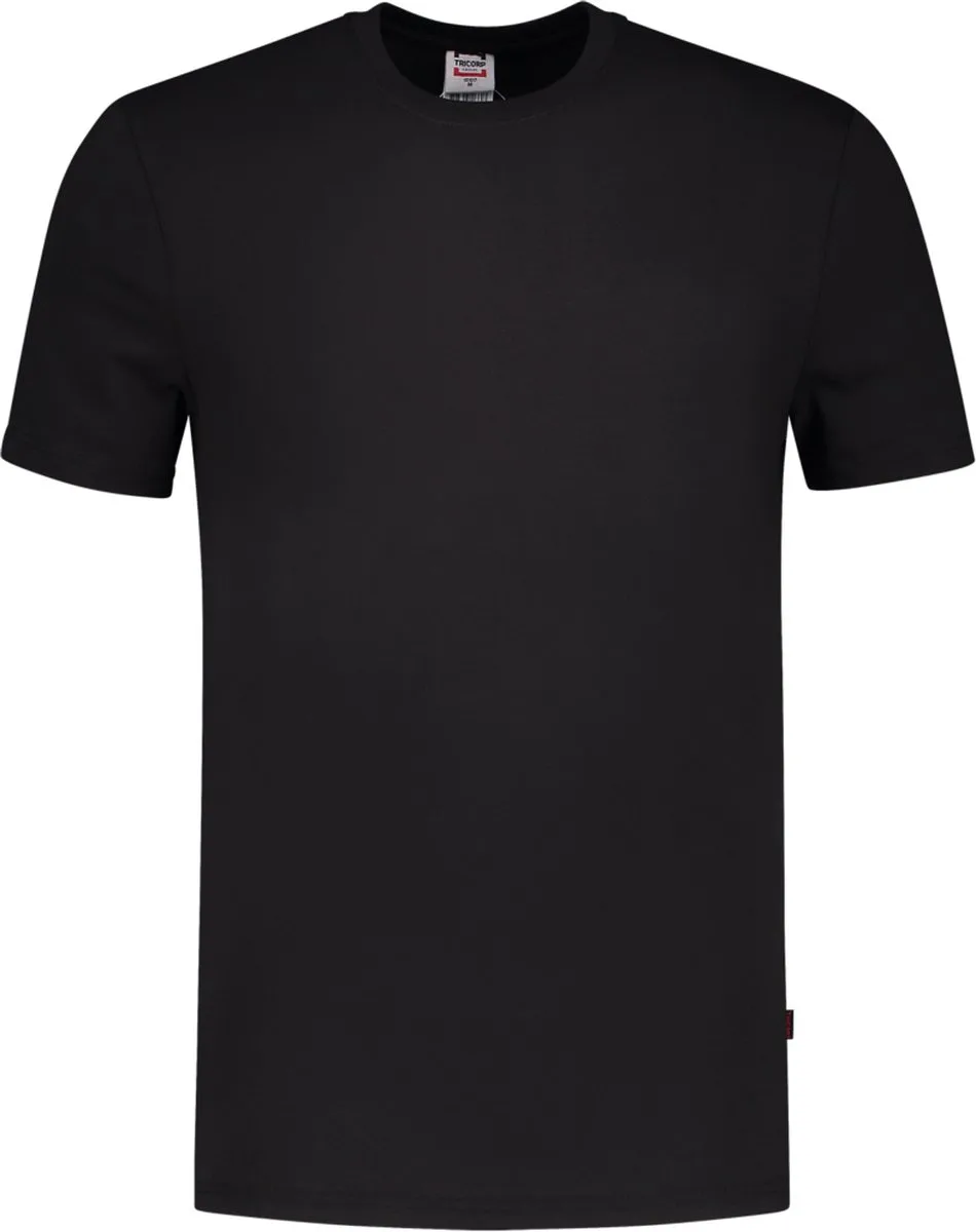 Tricorp 101017 T-Shirt 200 Gram 60°C Wasbaar - Zwart by Tricorp, Black, XS – product image