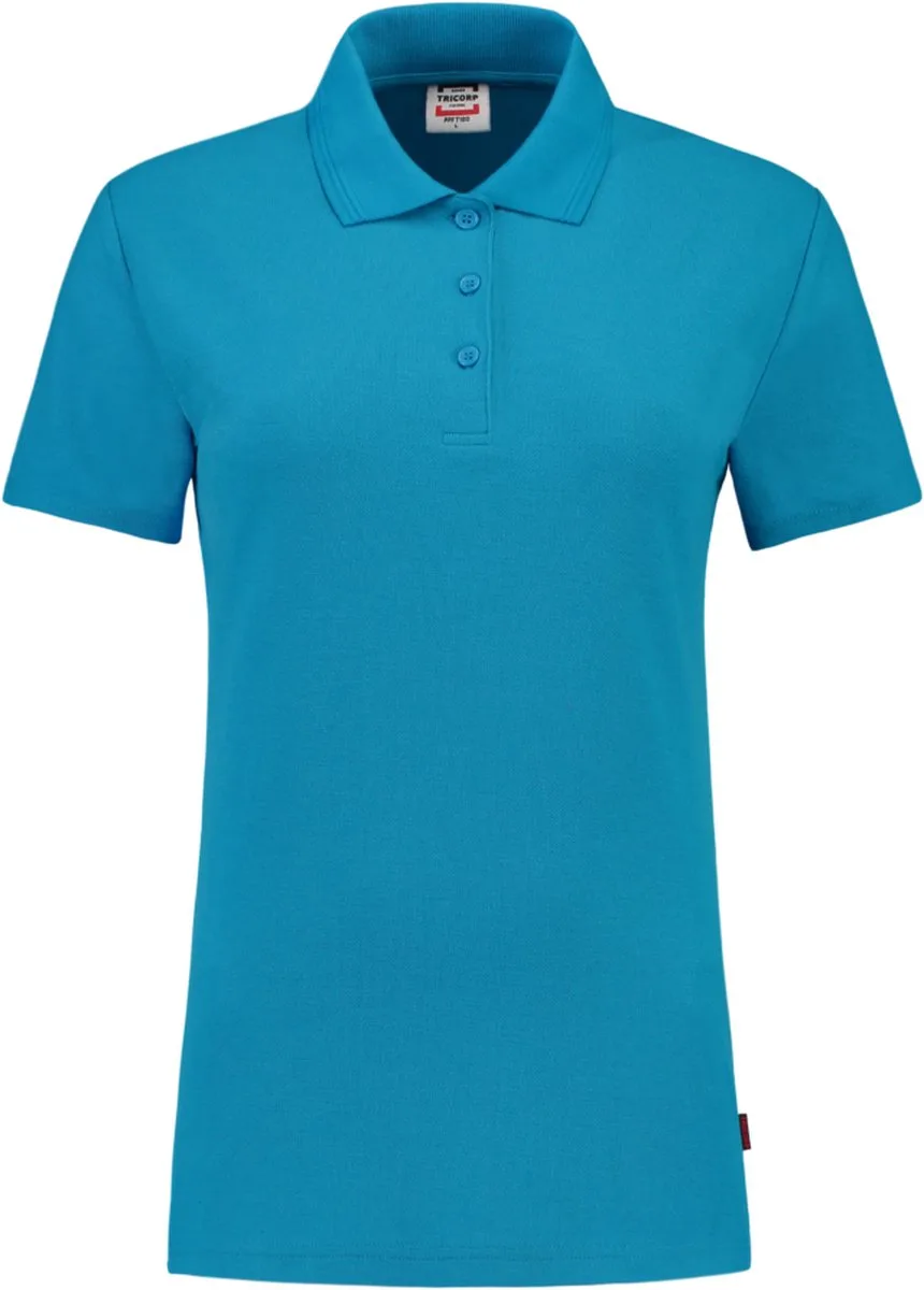 Tricorp 201006 Poloshirt Fitted Dames - Turquoise van Tricorp, Turquoise, 4XL – productafbeelding