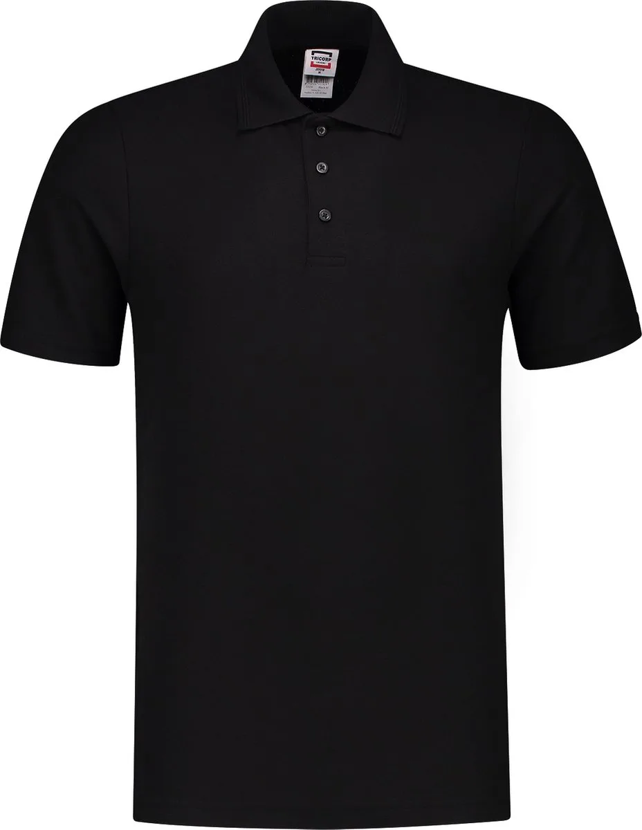 Tricorp 201018 Poloshirt 60°C Wasbaar - Nachtzwart de Tricorp, Nachtzwart, L – image du produit
