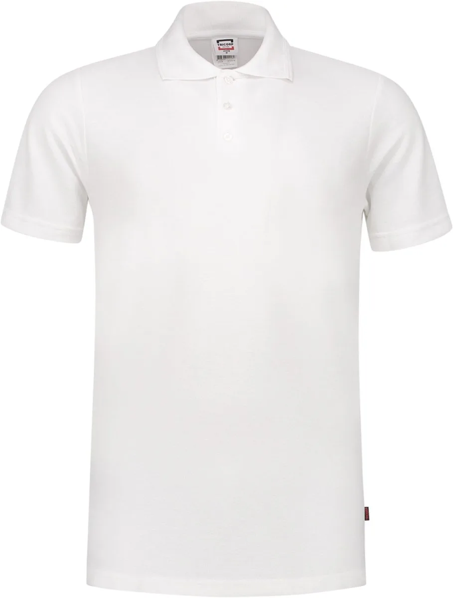 Tricorp 201018 Poloshirt 60°C Wasbaar - Wit van Tricorp, Wit, 3XL – productafbeelding