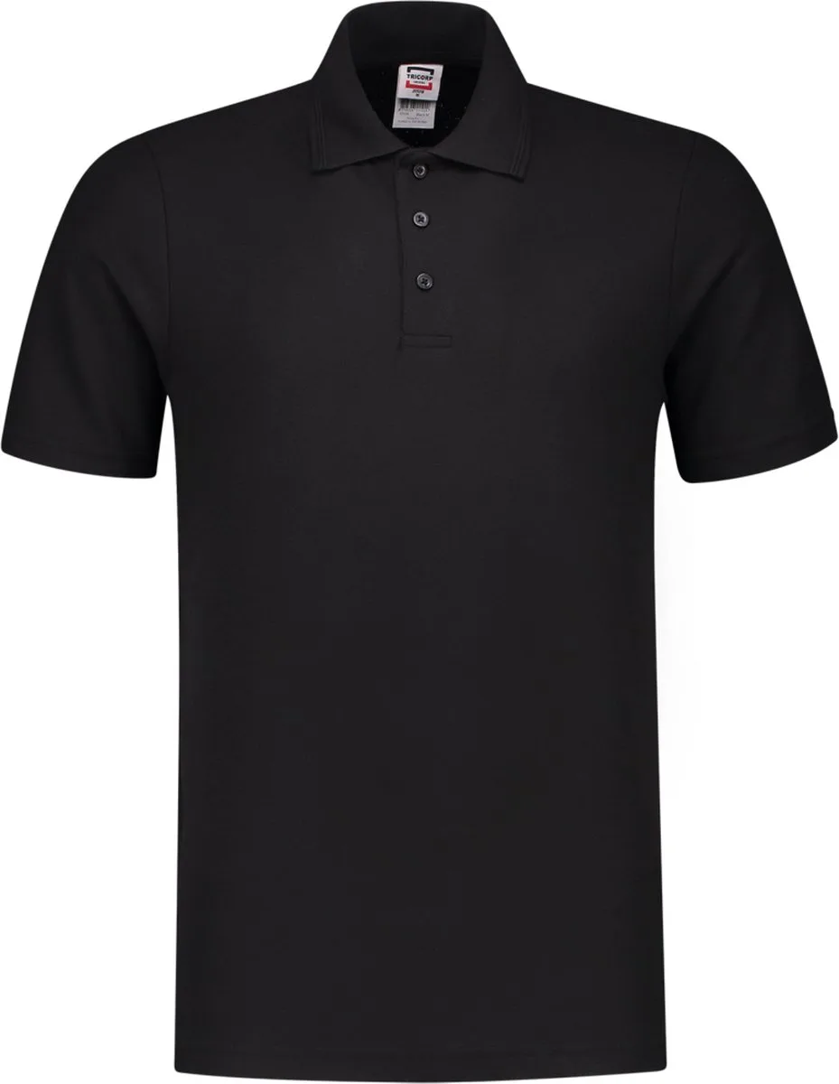 Tricorp 201018 Poloshirt 60°C Wasbaar - Zwart de Tricorp, Noir, XL – image du produit