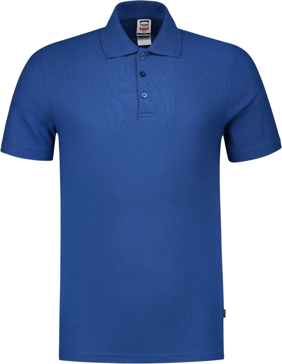 Tricorp 201020 Poloshirt Fitted 60°C Wasbaar - Koningsblauw van Tricorp, Koningsblauw, L – productafbeelding