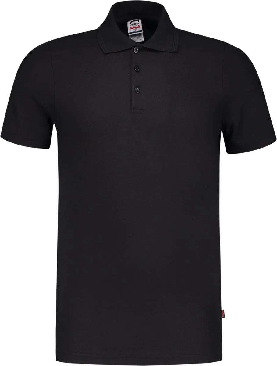 Tricorp 201020 Poloshirt Fitted 60°C Wasbaar - Zwart de Tricorp, Noir, S – image du produit