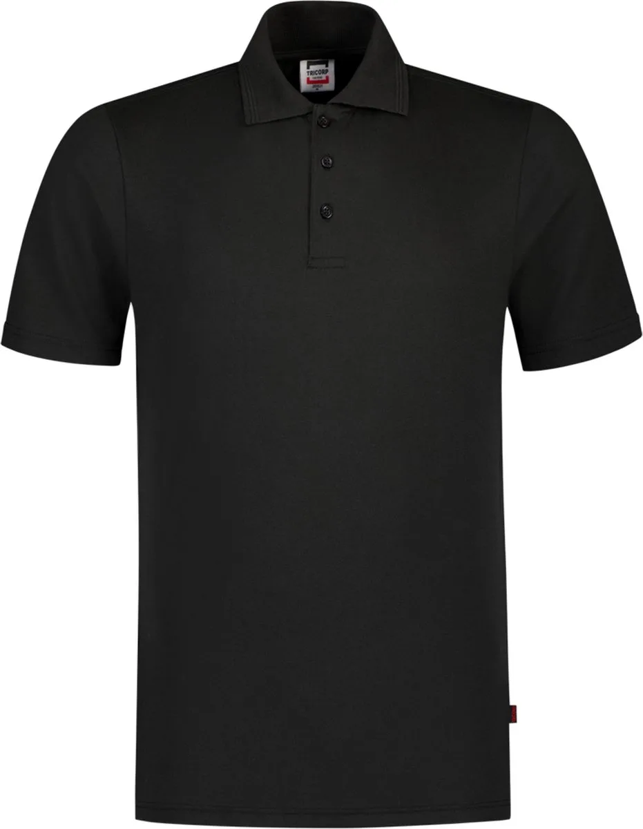Tricorp 201021 Poloshirt Jersey - Zwart de Tricorp, Noir, 4XL – image du produit