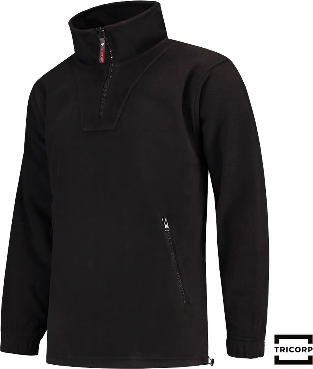 Tricorp 301001 Fleece Sweater - Zwart van Tricorp, Zwart, M – productafbeelding