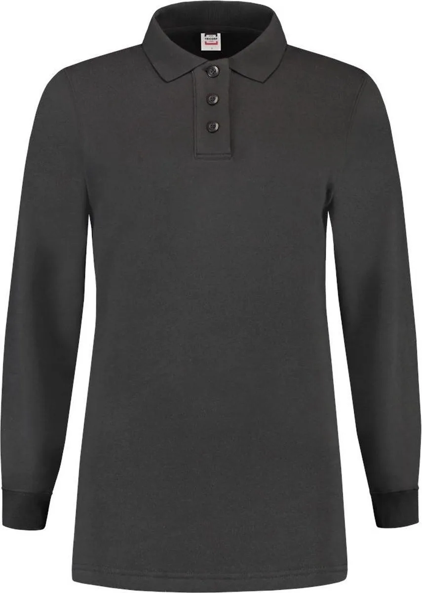 Tricorp 301007 Polosweater Dames - Donkergrijs van Tricorp, Donkergrijs, S – productafbeelding