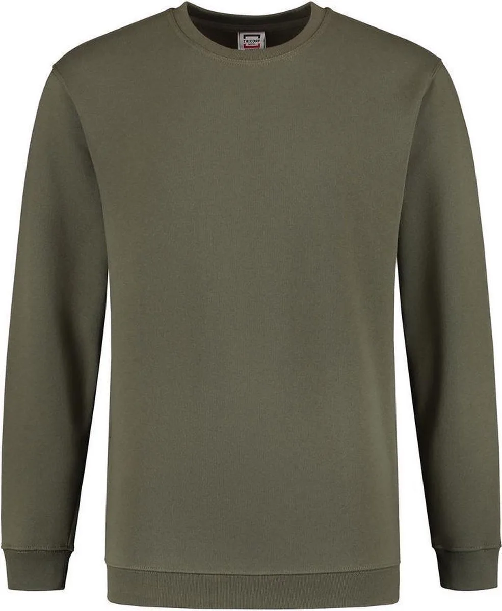 Tricorp 301008 Sweater 280 Gram - Legergroen de Tricorp, Legergroen, S – image du produit
