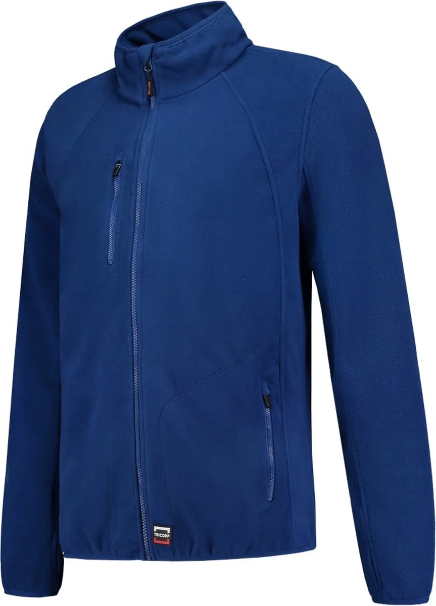 Tricorp 301012 Sweatvest Fleece Luxe - Koningsblauw van Tricorp, Koningsblauw, L – productafbeelding