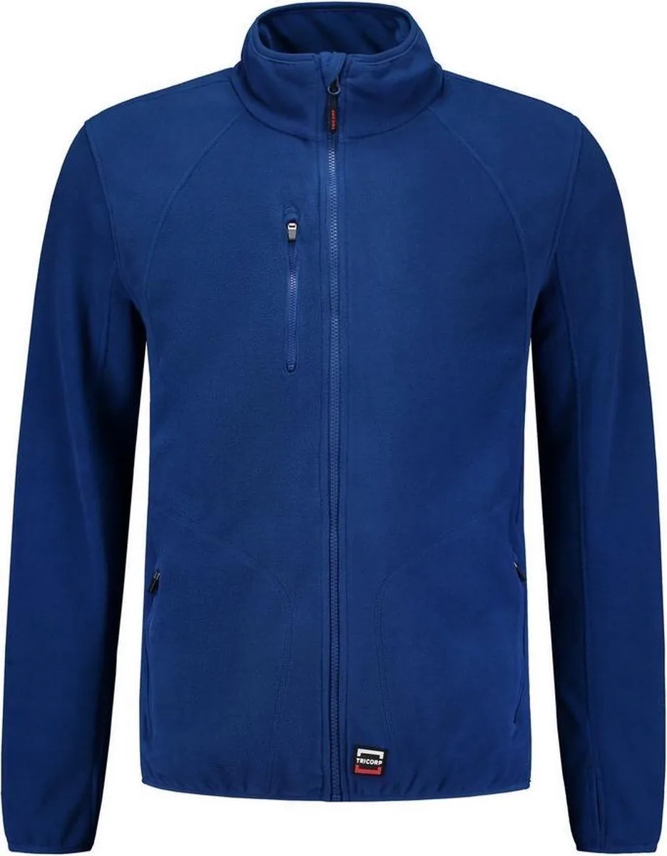 Tricorp 301012 Sweatvest Fleece Luxe - Koningsblauw van Tricorp, Koningsblauw, 4XL – productafbeelding