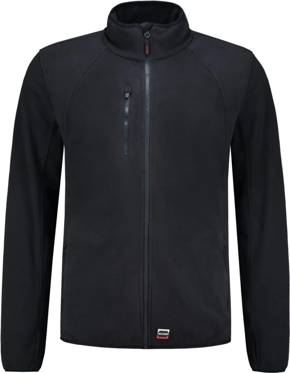 Tricorp 301012 Sweatvest Fleece Luxe - Marineblauw van Tricorp, Marineblauw, 6XL – productafbeelding