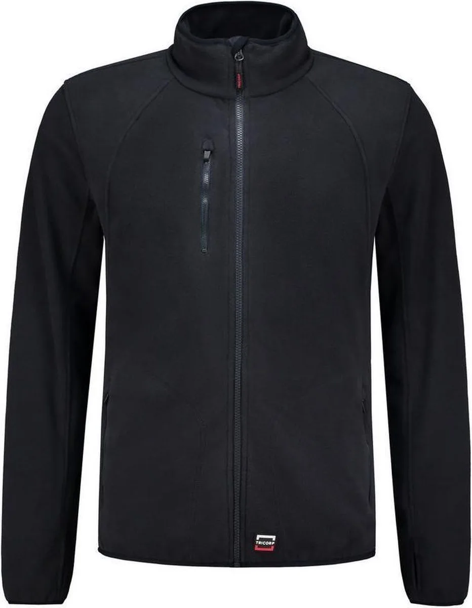Tricorp 301012 Sweatvest Fleece Luxe - Marineblauw de Tricorp, Marineblauw, L – image du produit