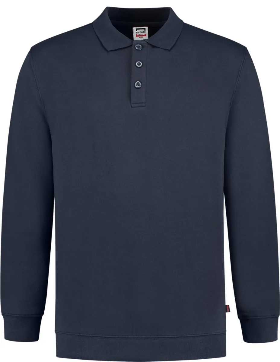 Tricorp 301016 Polosweater Boord 60°C Wasbaar - Inkt van Tricorp, Inkt, L – productafbeelding