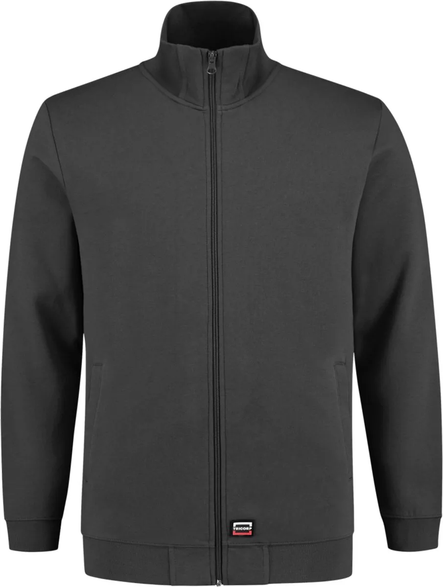 Tricorp 301017 Sweatvest 60°C Wasbaar - Donkergrijs von Tricorp, Dunkelgrau, 3XL – Produktbild
