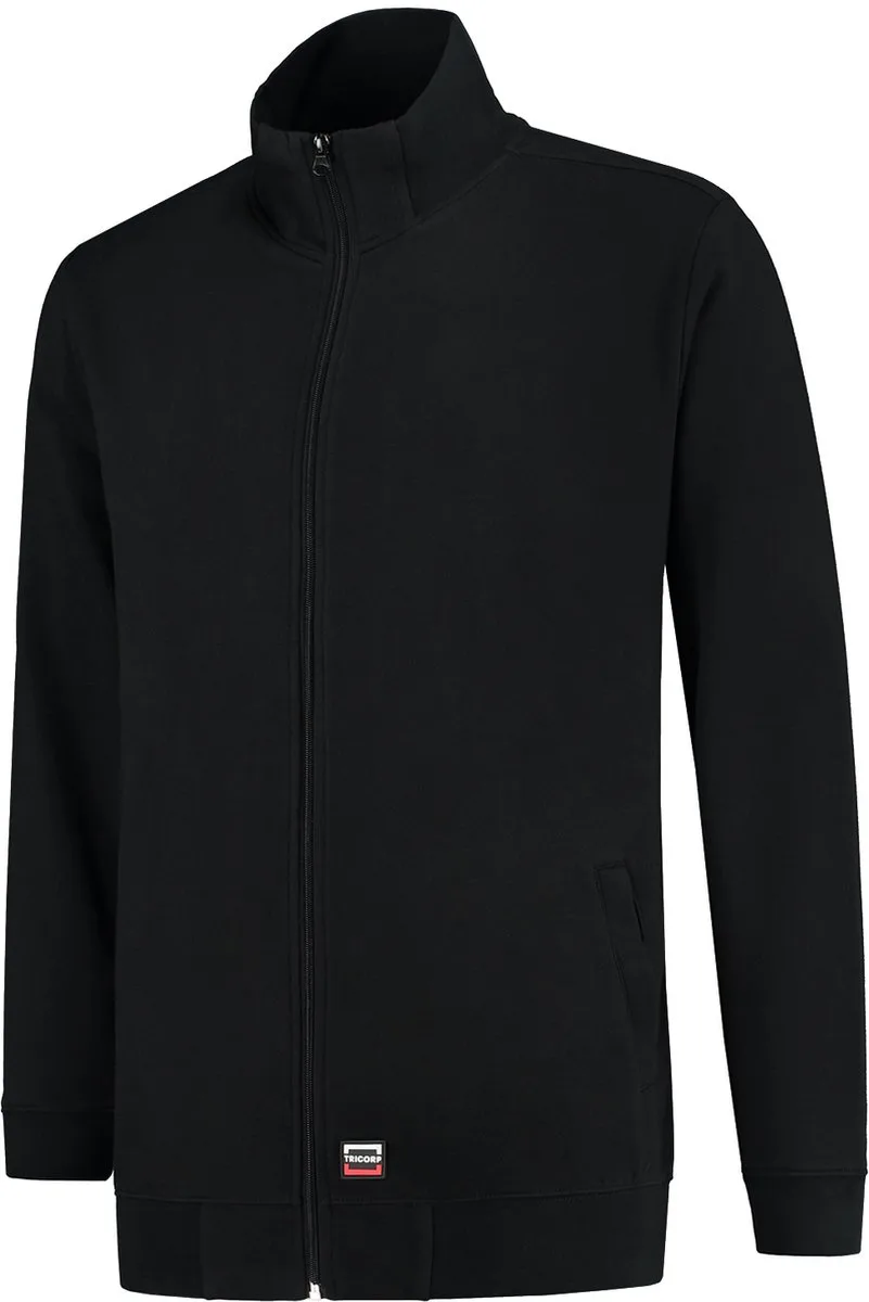 Tricorp 301017 Sweatvest 60°C Wasbaar - Nachtzwart de Tricorp, Nachtzwart, XL – image du produit