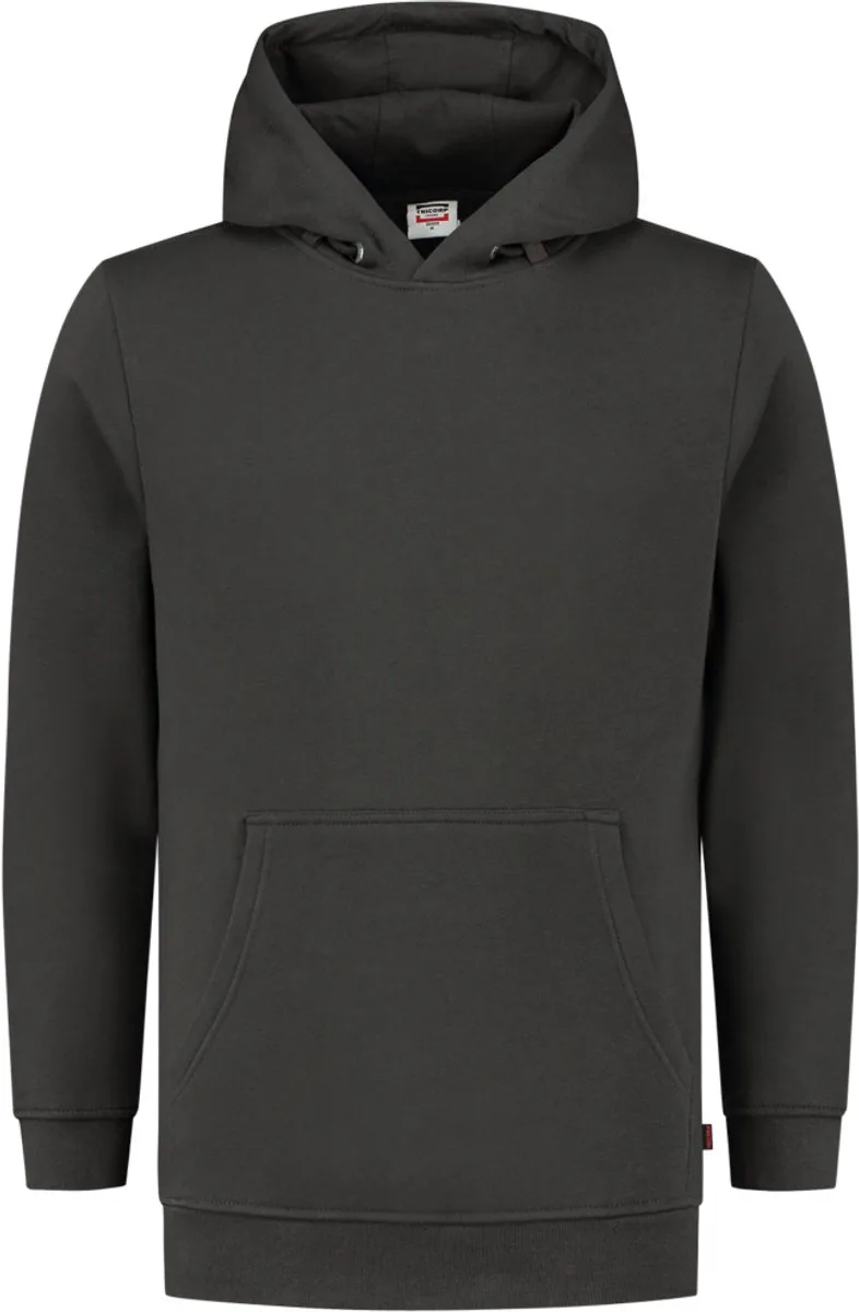 Tricorp 301019 Sweater Capuchon 60°C Wasbaar - Donkergrijs van Tricorp, Donkergrijs, L – productafbeelding