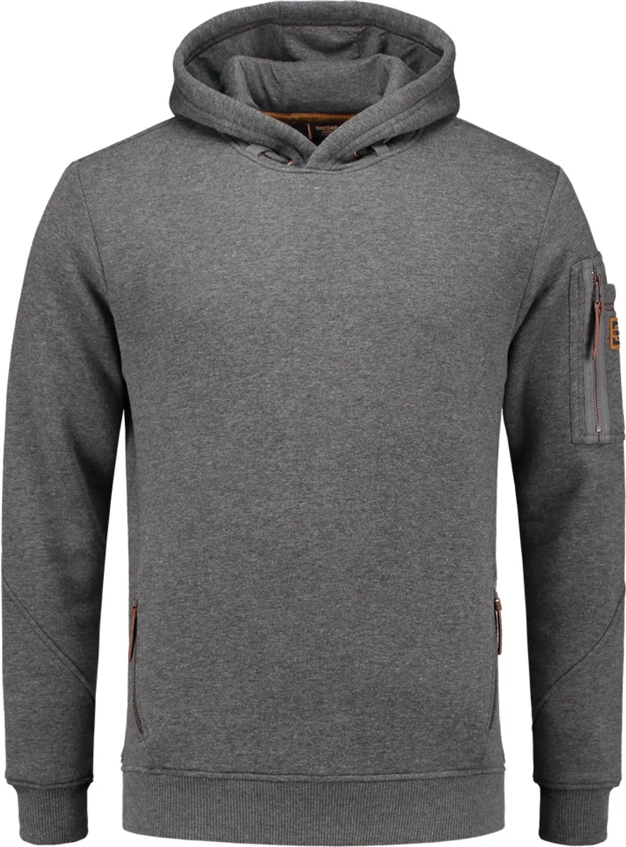 Tricorp 304001 Sweater Premium Capuchon - Stonemel von Tricorp, Stonemel, 4XL – Produktbild