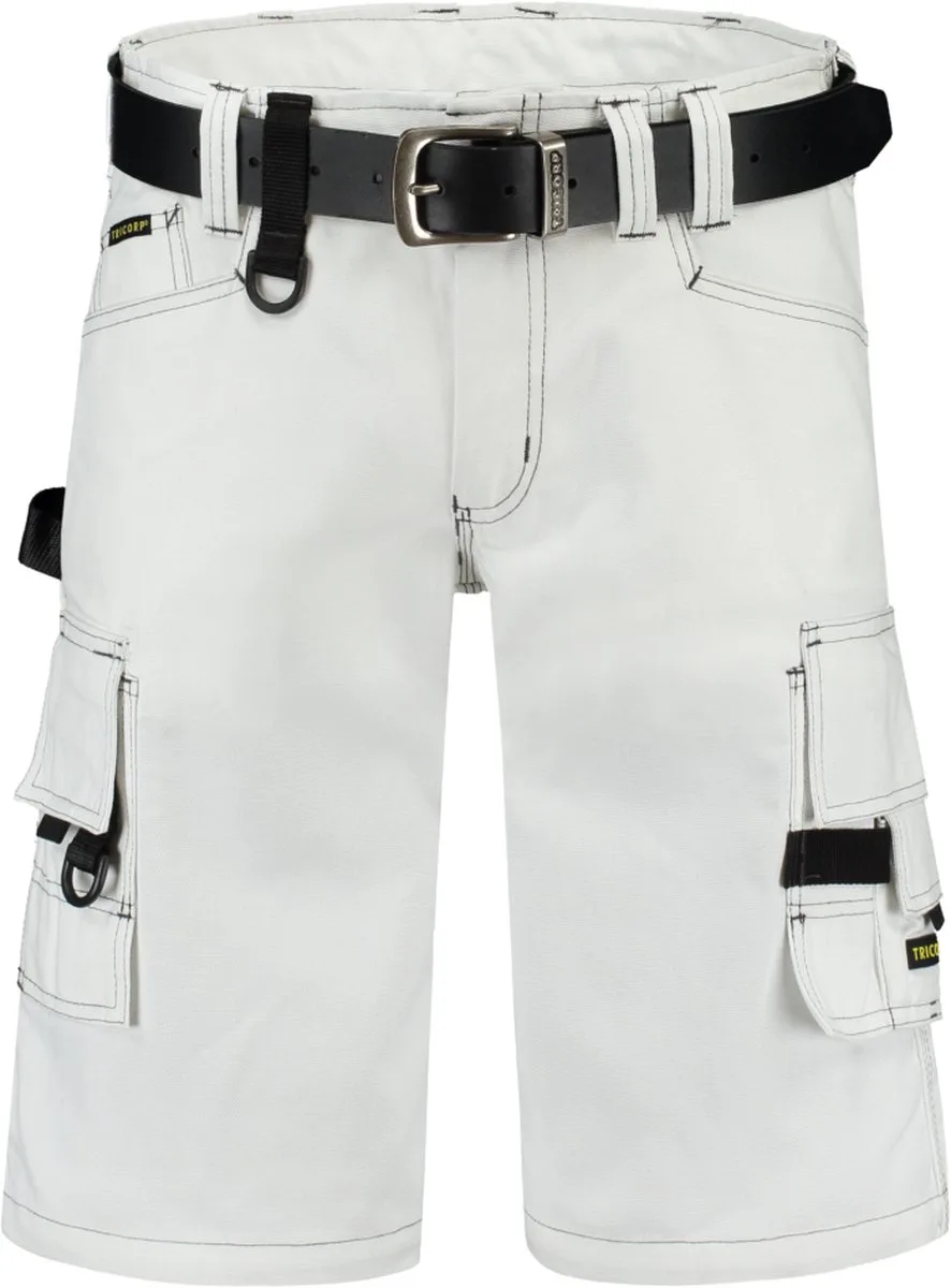 Tricorp 502006 Werkbroek Canvas Kort - 66 van Tricorp, Wit – productafbeelding