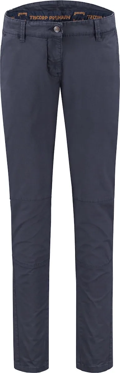 Tricorp 504005 Werkbroek Chino Dames by Tricorp, Dark blue, S – product image