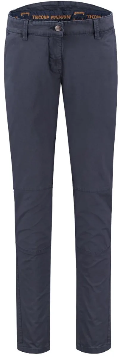 Tricorp 504005 Werkbroek Chino Dames de Tricorp, Bleu foncé, XL – image du produit