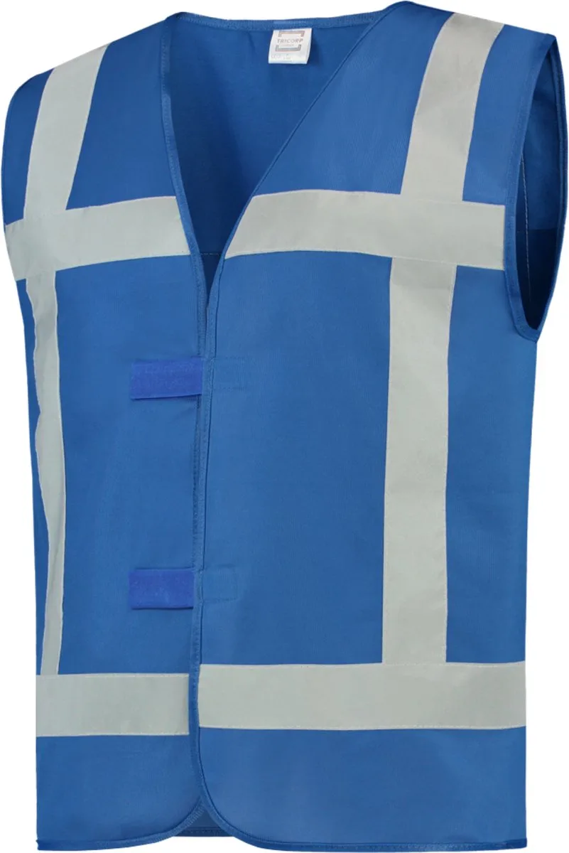 Veiligheidsvest Reflectie Blauw - 453014 van Tricorp, Blauw, XL-XXL – productafbeelding