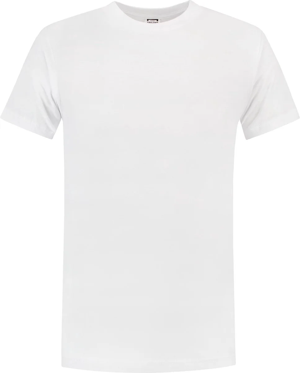 Werk T-shirt - T190 - Korte mouw - Wit de Tricorp, Blanc, S – image du produit