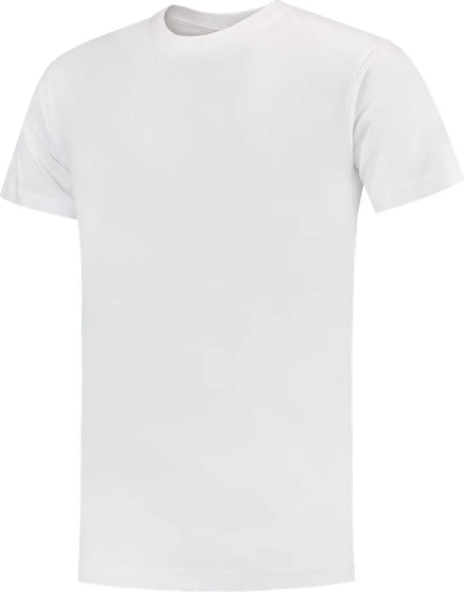 Werk T-shirt - T190 - Korte mouw - Wit de Tricorp, Blanc, XXL – image du produit