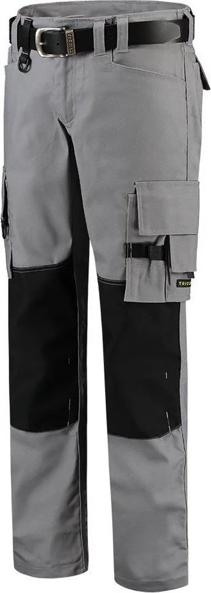 Werkbroek Canvas Cordura 502009 Grijs / Zwart van Tricorp, Grijs, 46 – productafbeelding