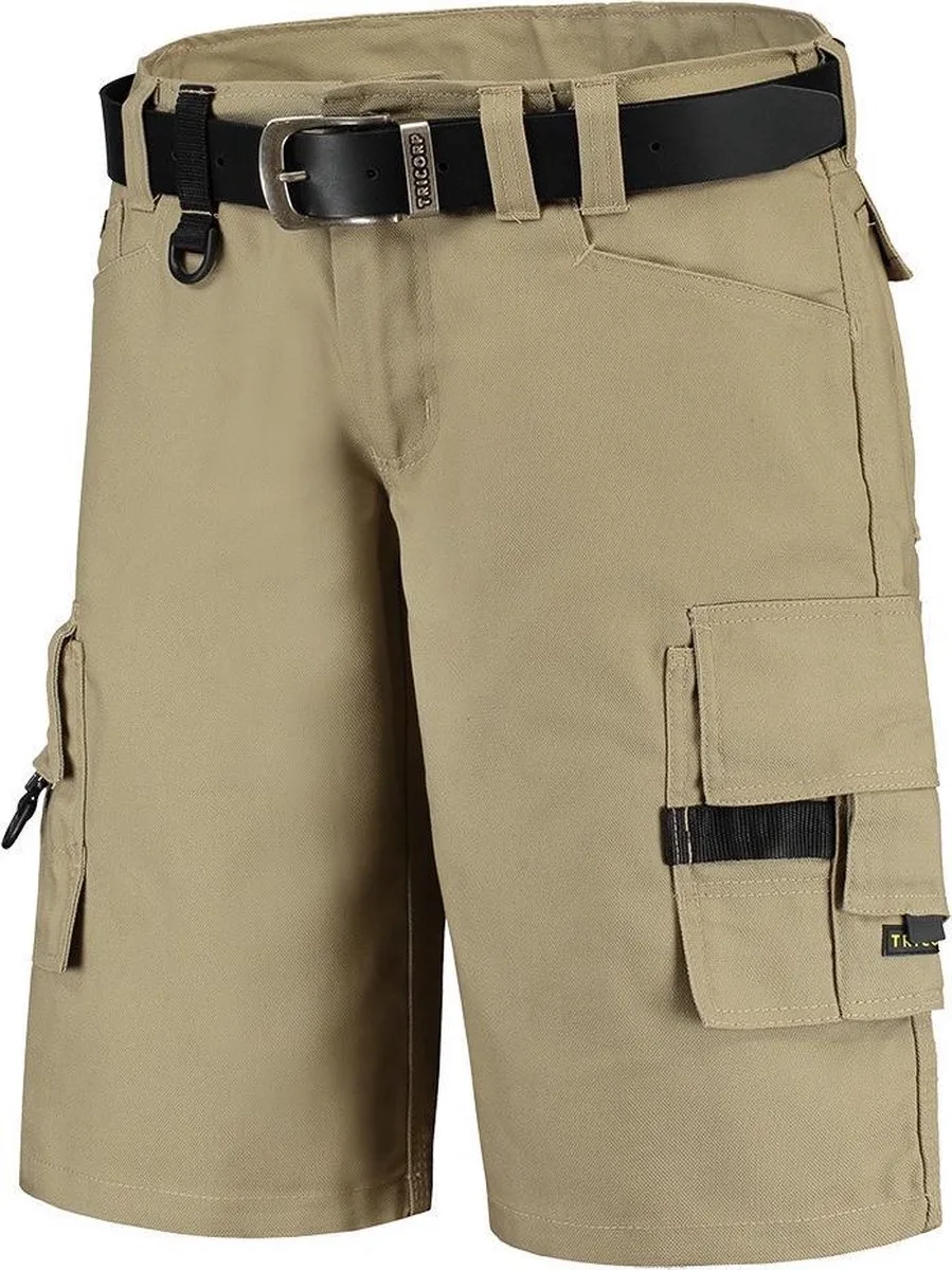 Werkbroek Canvas kort 502006 Khaki by Tricorp, Khaki, 46 – product image